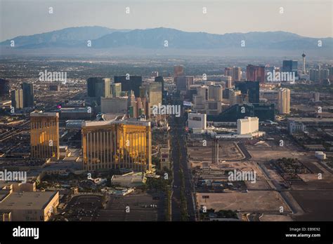 Aerial view of Las Vegas strip Stock Photo - Alamy