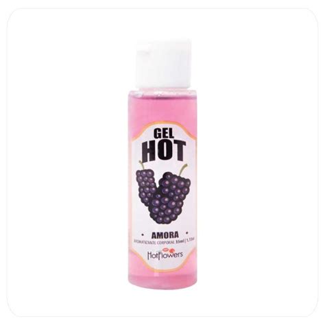 GEL HOT AROMATIZANTE AMORA ML HOT FLOWERS HM Distribuidora
