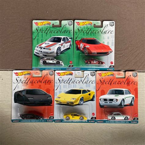 Машинка коллекционная Mattel Hot Wheels Premium Car Culture FPY Spettacolare italian штук
