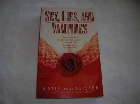 Sex Lies And Vampires By MacAlister Katie Near Fine Mass Market Paperback 2005 1st