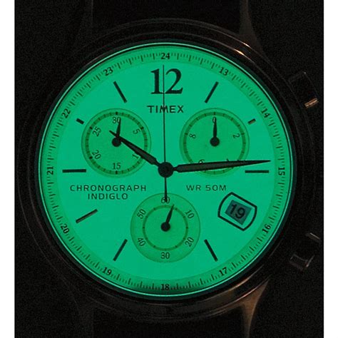 Mens Timex® Indiglo™ Chronograph Watch 144476 Watches At Sportsmans Guide