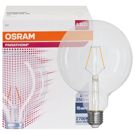 Led Filament Lampe Retrofit Globe Form Klar E K Led