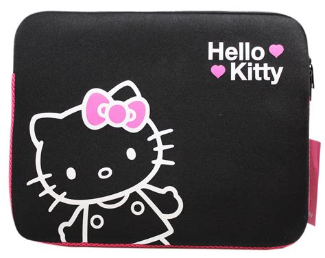 Hello Kitty Padded Black/Pink Colored Laptop Carry Case - Walmart.com