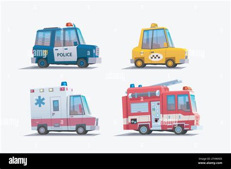 Fast Police Cars Stock Vector Images Alamy