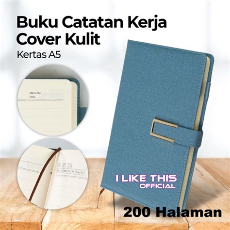 Jual Buku Agenda Catatan Kerja Meeting Planner Notebook Notepad Diary