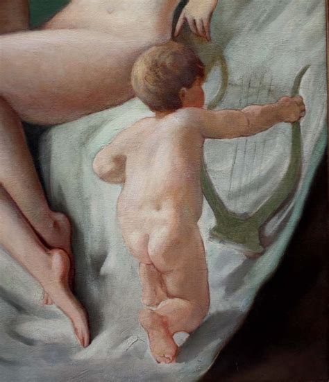 Proantic Nude With Cupids By Maria Szantho 1897 1998