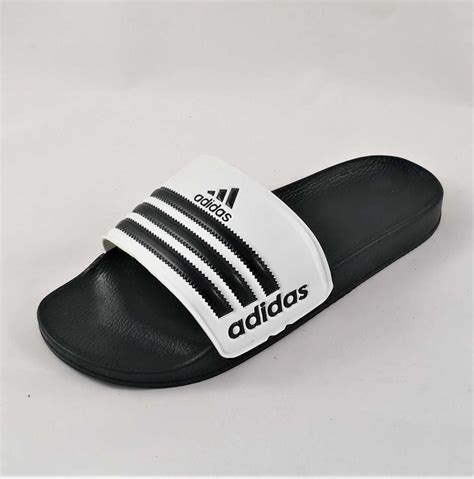 Мужские Белые Шлёпанцы Адидас Черные Сланцы Тапочки Adidas: 690 грн ...