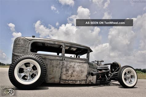 Ford Traditional Hot Rod Rat Chopped Sedan Model A Scta Drag