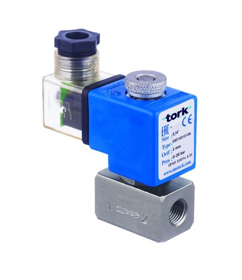 Tork S6010 Direct Acting Stainless Steel Solenoid Valve Size 1 4