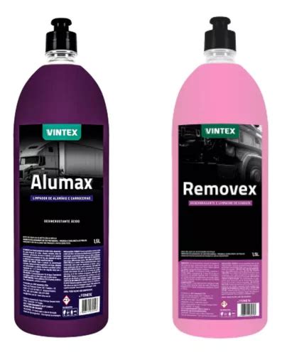 Kit Limpeza De Carros Alumax Removex Vintex By Vonixx Mercadolivre