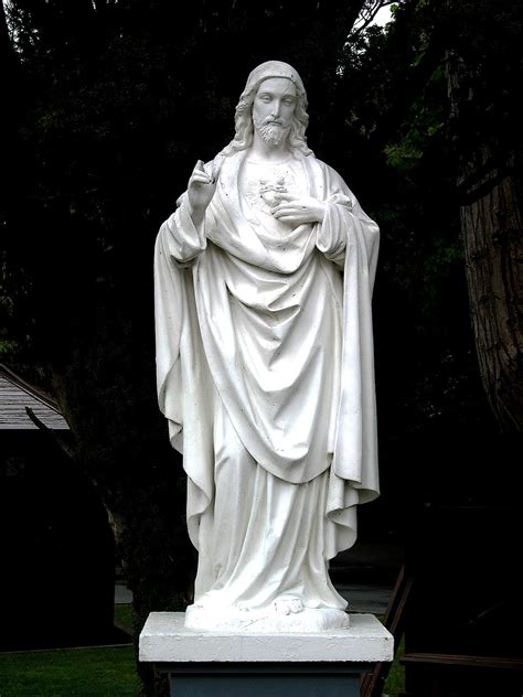 Jesus Kylemore Abbey Connemara Ireland Jesus Statue Sculpture