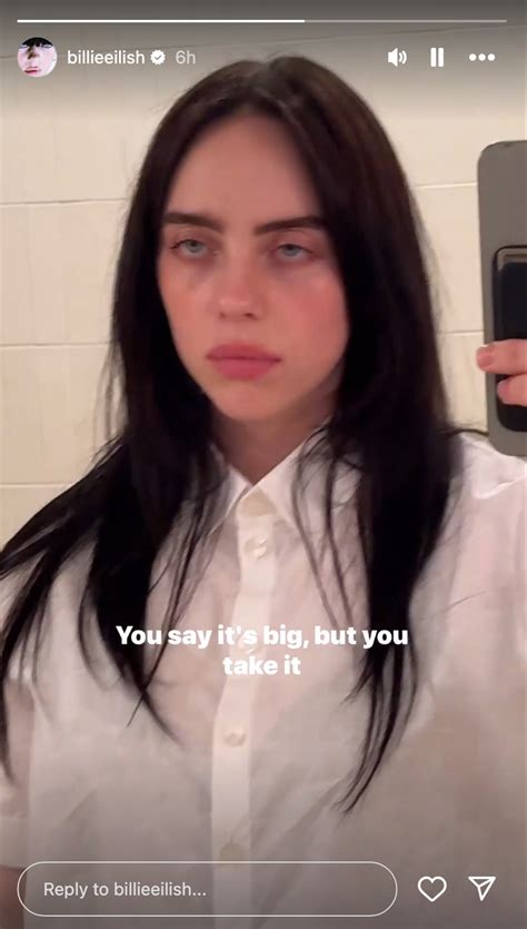 Billie Eilish flashes bra in see-through top while quoting extremely
