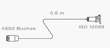 A PiERiNGER poliger Stecker m Kabel ASS Aspöck