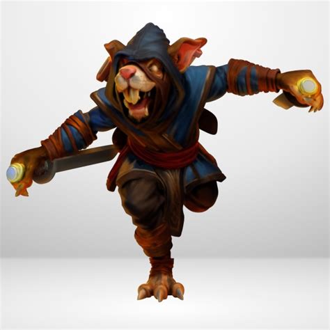 Hot Goblin 忍鼠刀C ミニチュア ホットゴブリン 二刀流ニンジャ