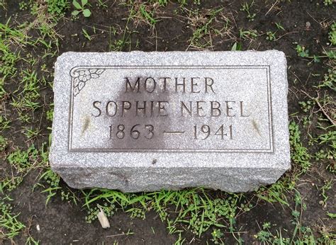 Sophie Kolzow Nebel 1863 1941 Find A Grave Memorial