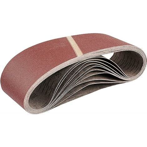 Bandes Abrasives en Tissu 25 pièces 75 x 533 mm Mixpack 5 x grain 40