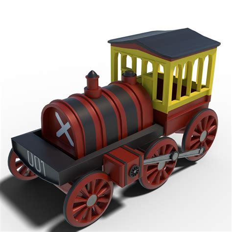 Toy Train Engine Model - TurboSquid 2078906