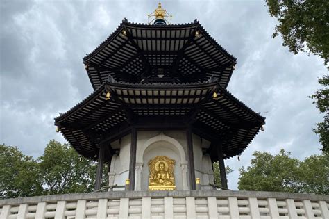 The London Peace Pagoda in Battersea Park, London