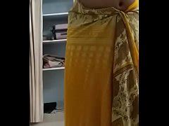 Swathi Naidu Saree And Getting Ready For Romantic Short Film Shooting Free Mobile Porn Videos