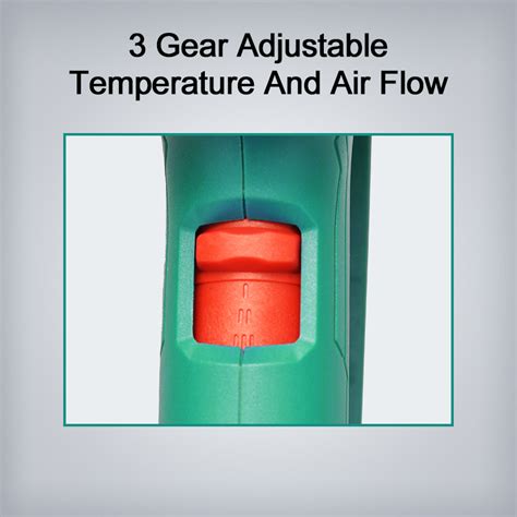 2000W Industrial Electric Hot Air Gun Thermoregulator Heat Guns Shrink Power Tool