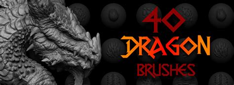 Zbrush Blender Dragon Vdm Brush Flippednormals