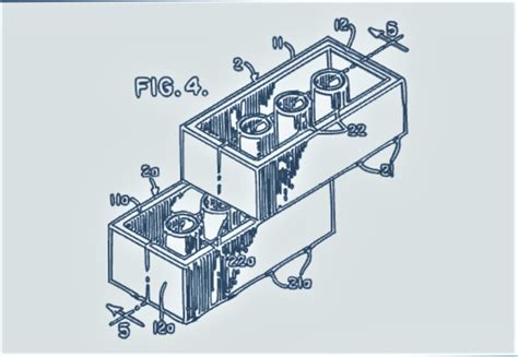 lego patent art  dprintingstudio   stl model