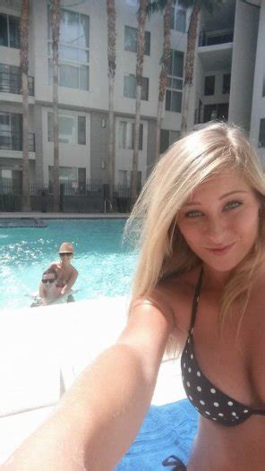 Selfie At The Pool Porn Pic