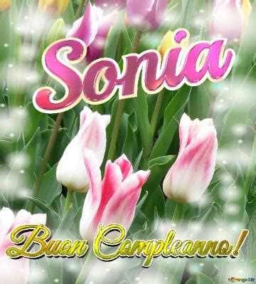 Buon Compleanno Sonia Immagine Libera 5775