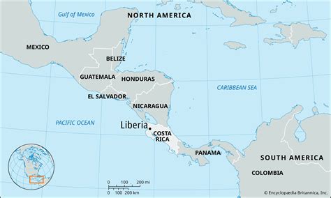 Liberia Costa Rica Map And Population Britannica
