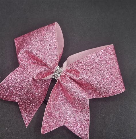 Sparkling Hot Pink Cheer Bows Etsy