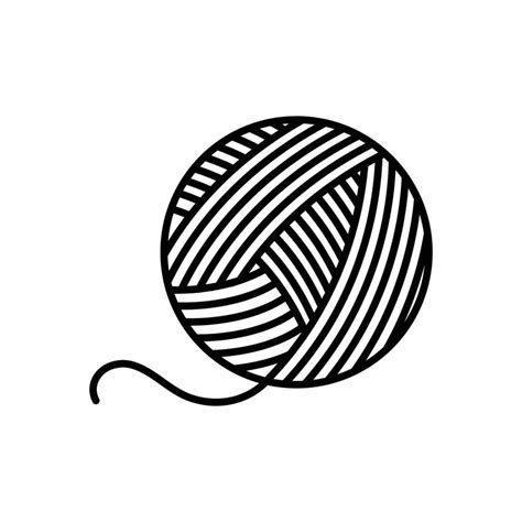 wool yarn logo icon design vector  vector art  vecteezy