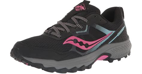 Saucony Womens Excursion Tr16 Trail Running Shoe in Black | Lyst