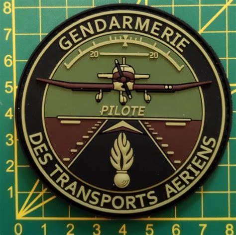 FRENCH PATCH ECUSSON Police Gendarmerie Gta Bgta Aviation Pilote Avion