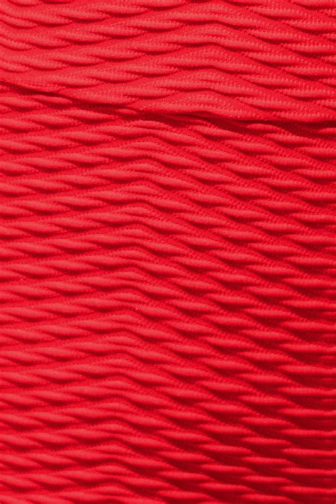 Red Convertible Strap Bikini Top Standard Bottoms Set