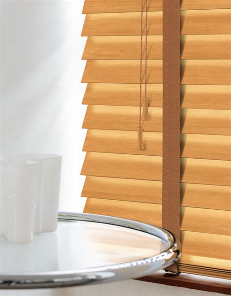 Premium Tuscan Oak Wood Venetians With Tapes Cheapest Blinds Uk Ltd