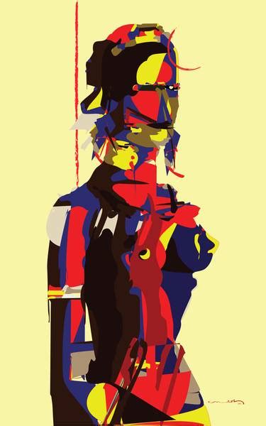 Original Abstract Nude Digital By Manish Bhatt