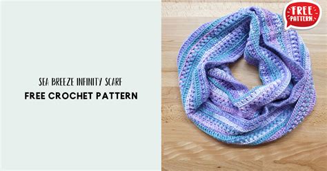 Sea Breeze Infinity Scarf Share A Pattern