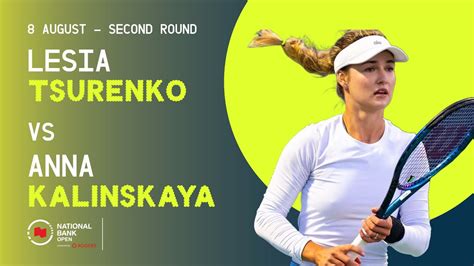 TSURENKO VS KALINSKAYA NATIONAL BANK OPEN TORONTO ROUND 2 YouTube