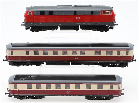 Bilder för 3136001 MODELLTÅG 5 st Lok samt vagnar Märklin och Roco