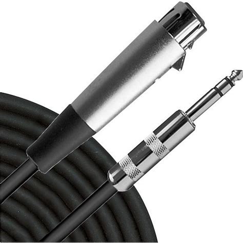 Livewire Advantage Interconnect Cable 1 4 TRS Male To XLR Female 1 Ft