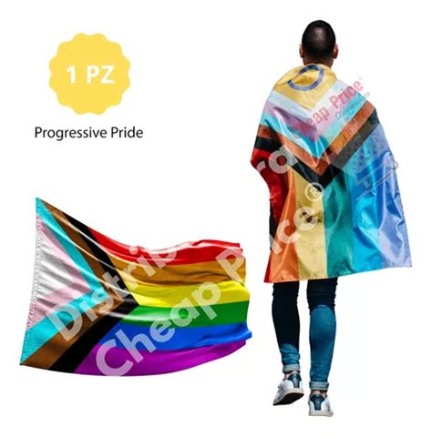 Bandera Progresista Lgbt Progessive Pride Orgullo Gay Meses Sin Intereses
