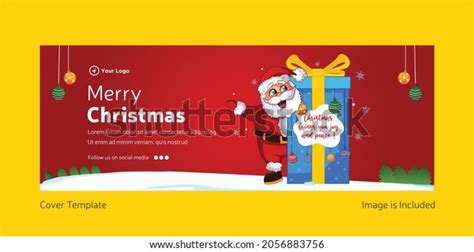 Creative Cover Page Design Merry Christmas Stock Vector (Royalty Free ...