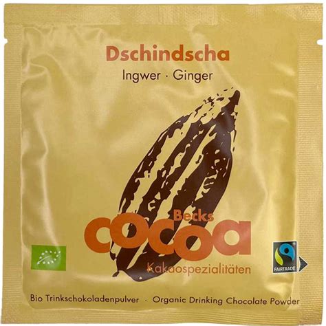BECKS Dschindscha Hot Chocolate With Ginger G Organic