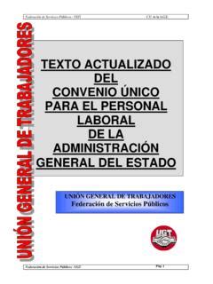 Texto Actualizado Del Convenio Nico Texto Actualizado Del Convenio