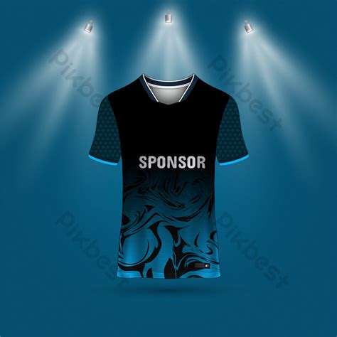 Football Jersey Mockup Soccer Shirt Design Sublimation Sports T-shirt ...