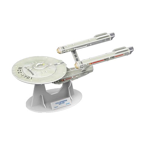 Star Trek Tos Uss Enterprise Ncc 1701 Qraftworks Puzzlefleet 3d Model Comic Warehouse