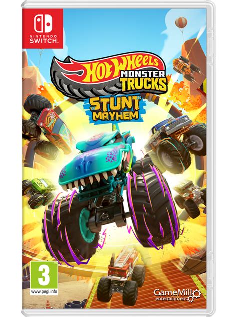 Hot Wheels Monster Trucks Stunt Mayhem SWITCH Xzone Pl