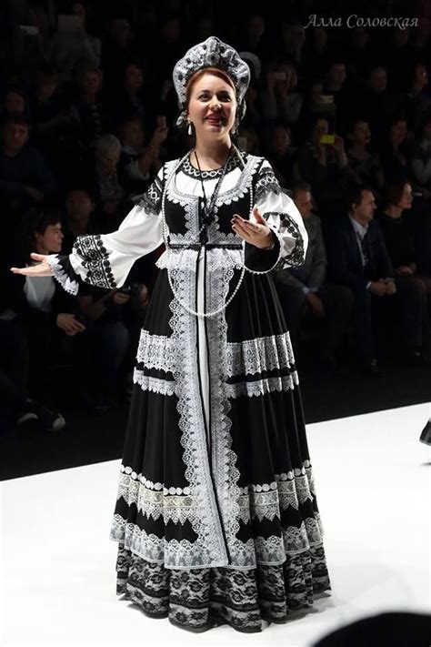Black and white russian costume | Наряды, Идеи костюмов, Выкройки ...