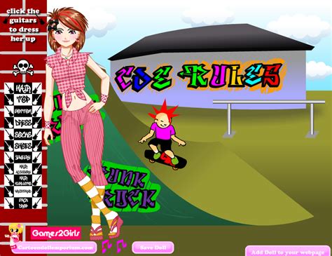 Punk Girl Dress Up Play Online On Flash Museum 🕹️