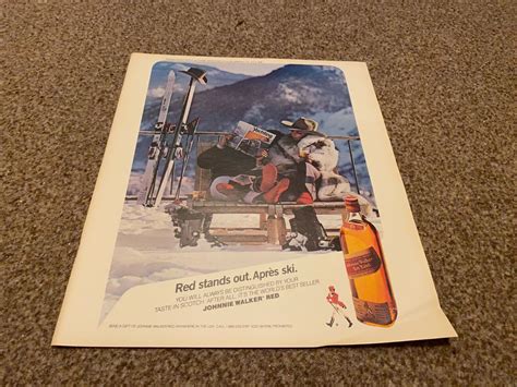 Framed Advert 12x10 Johnnie Walker Red Label Ebay